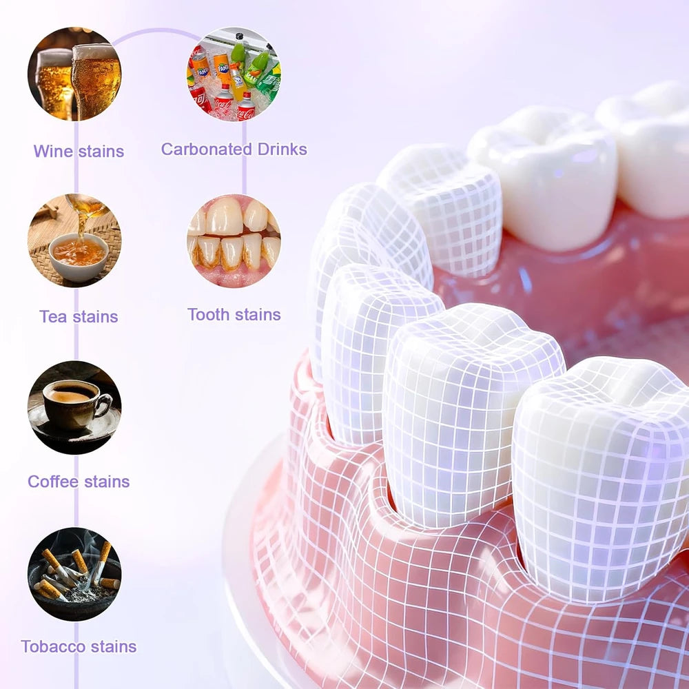 Purple Teeth Whitening Strips