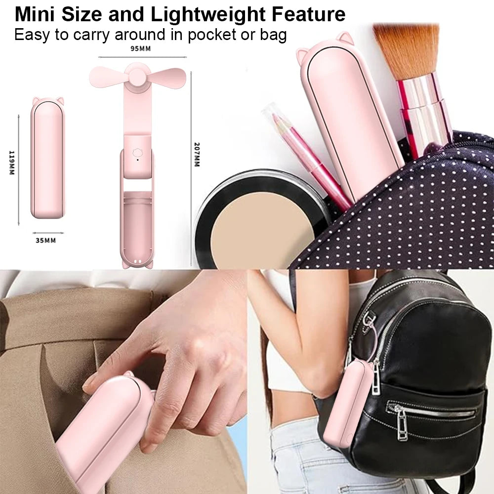 Mini USB Rechargeable Fan