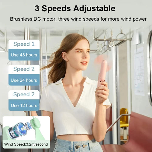 Mini USB Rechargeable Fan